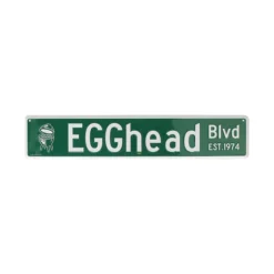 Big Green Egg Straatnaambord Egghead BLVD