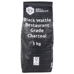 Grill Fanatics Restaurant Grade Charcoal Black Wattle 5 Kg